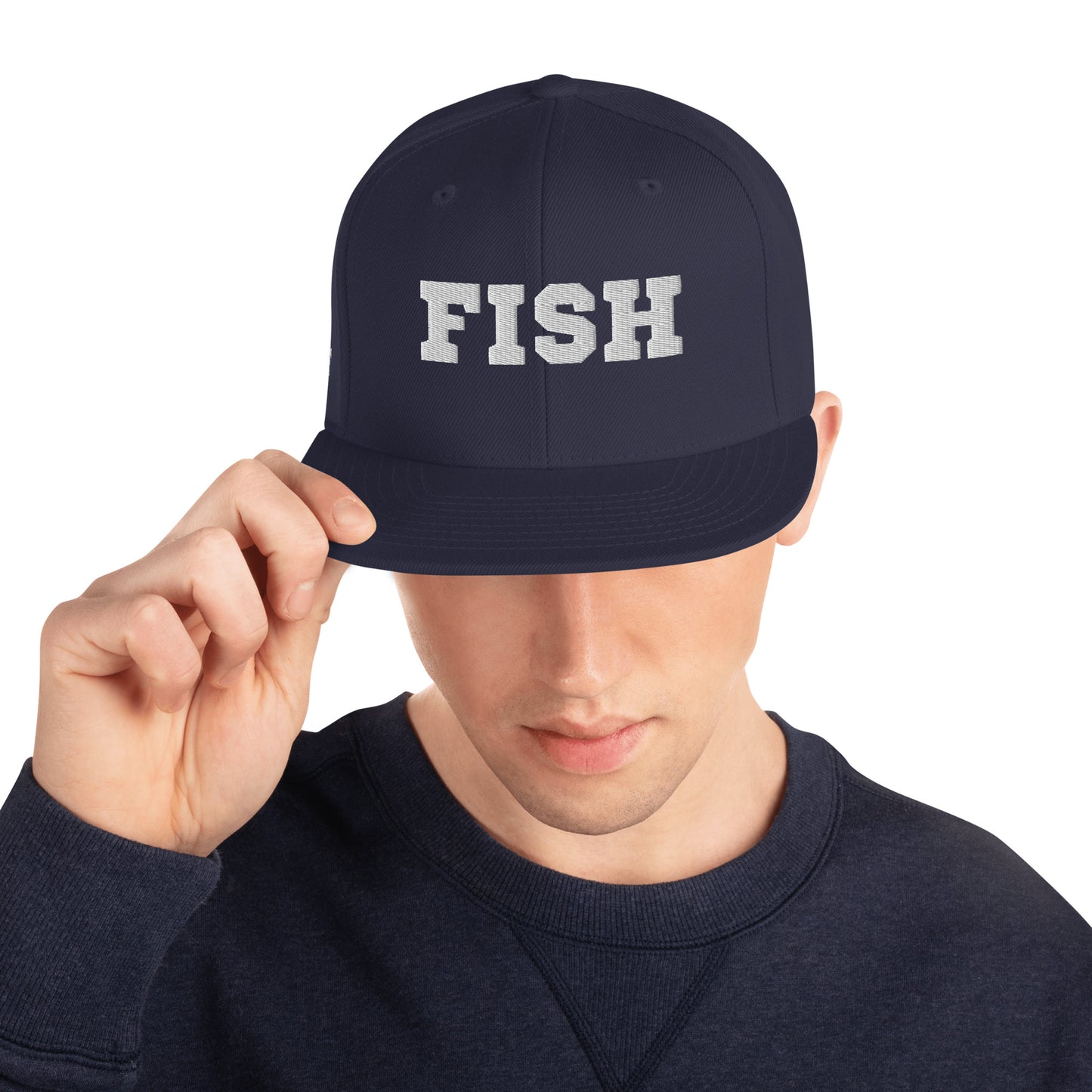 Fish Snapback Hat