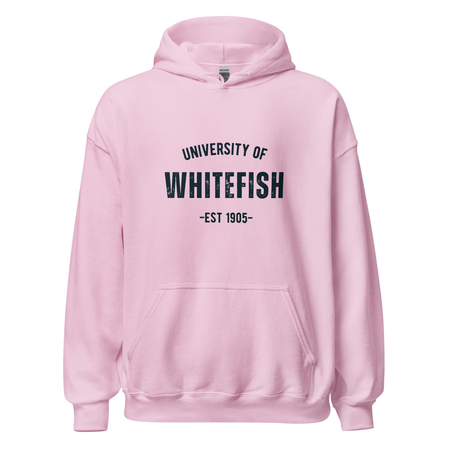 University of Whitefish hoodie light