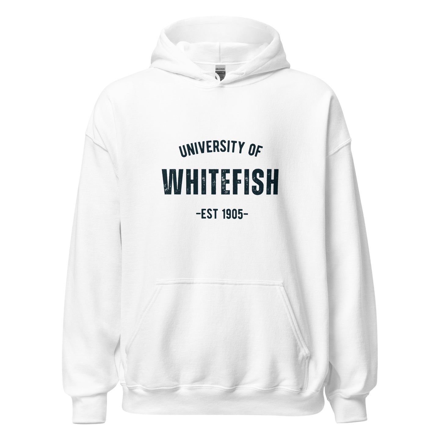 University of Whitefish hoodie light
