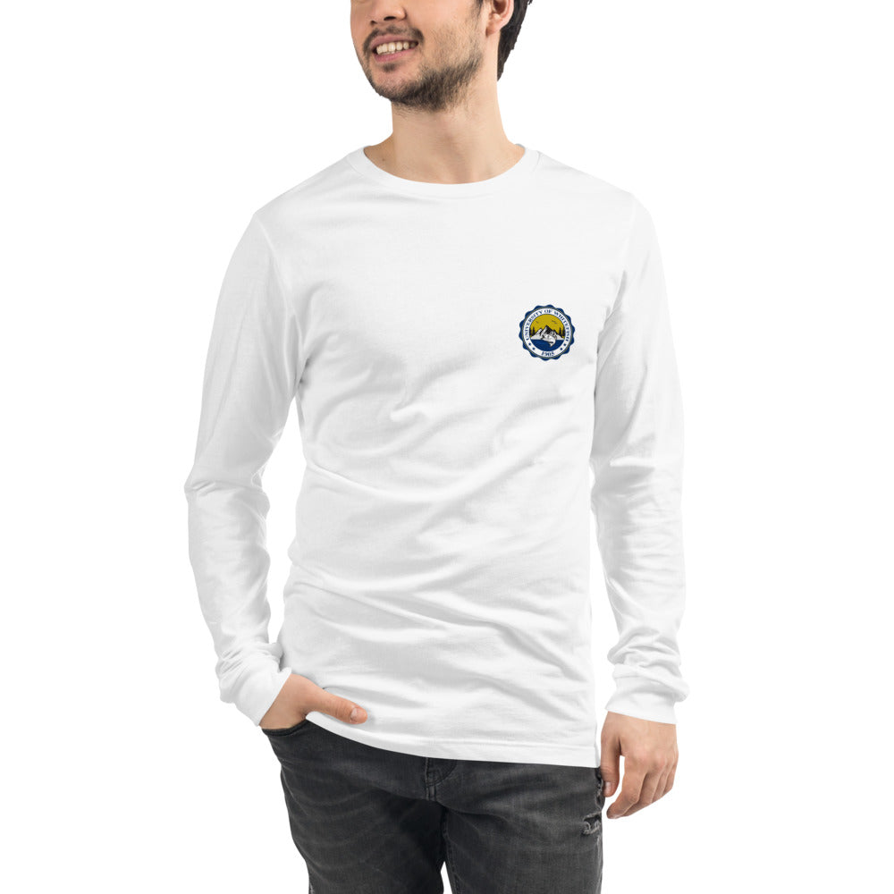Men's / Unisex Long Sleeve Tee Modern Crest Back