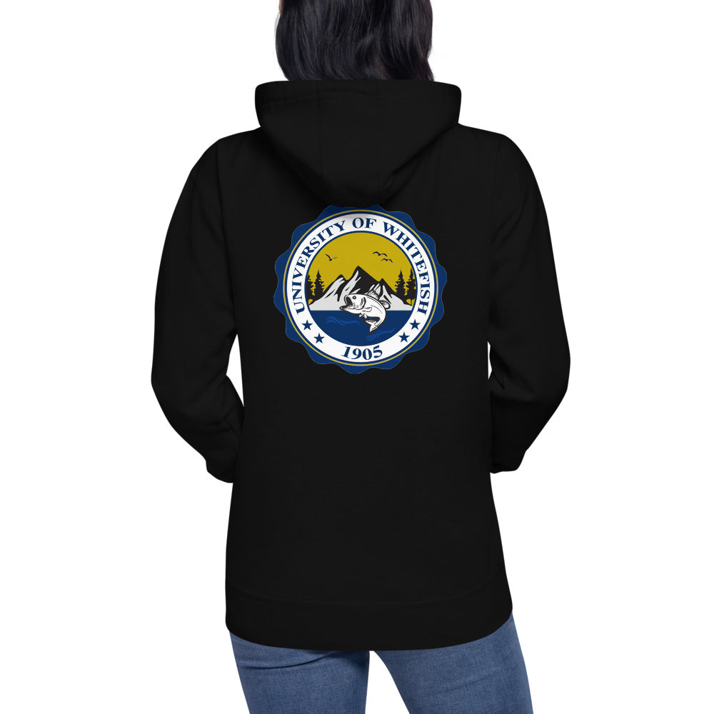 Women's/Unisex Hoodie Modern Crest Back