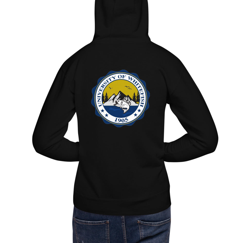Men's/Unisex Hoodie Modern Crest Back