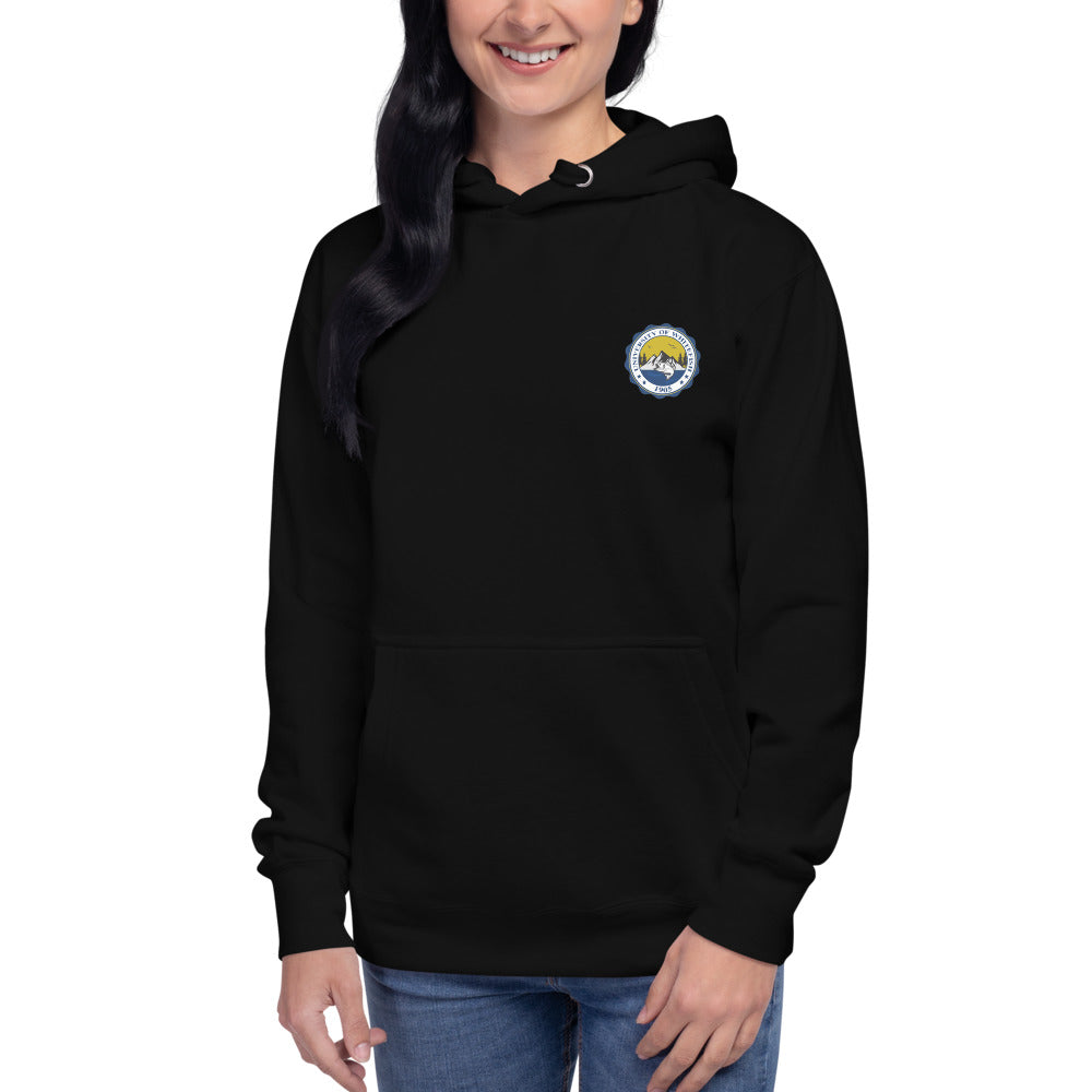 Women's/Unisex Hoodie Modern Crest Back