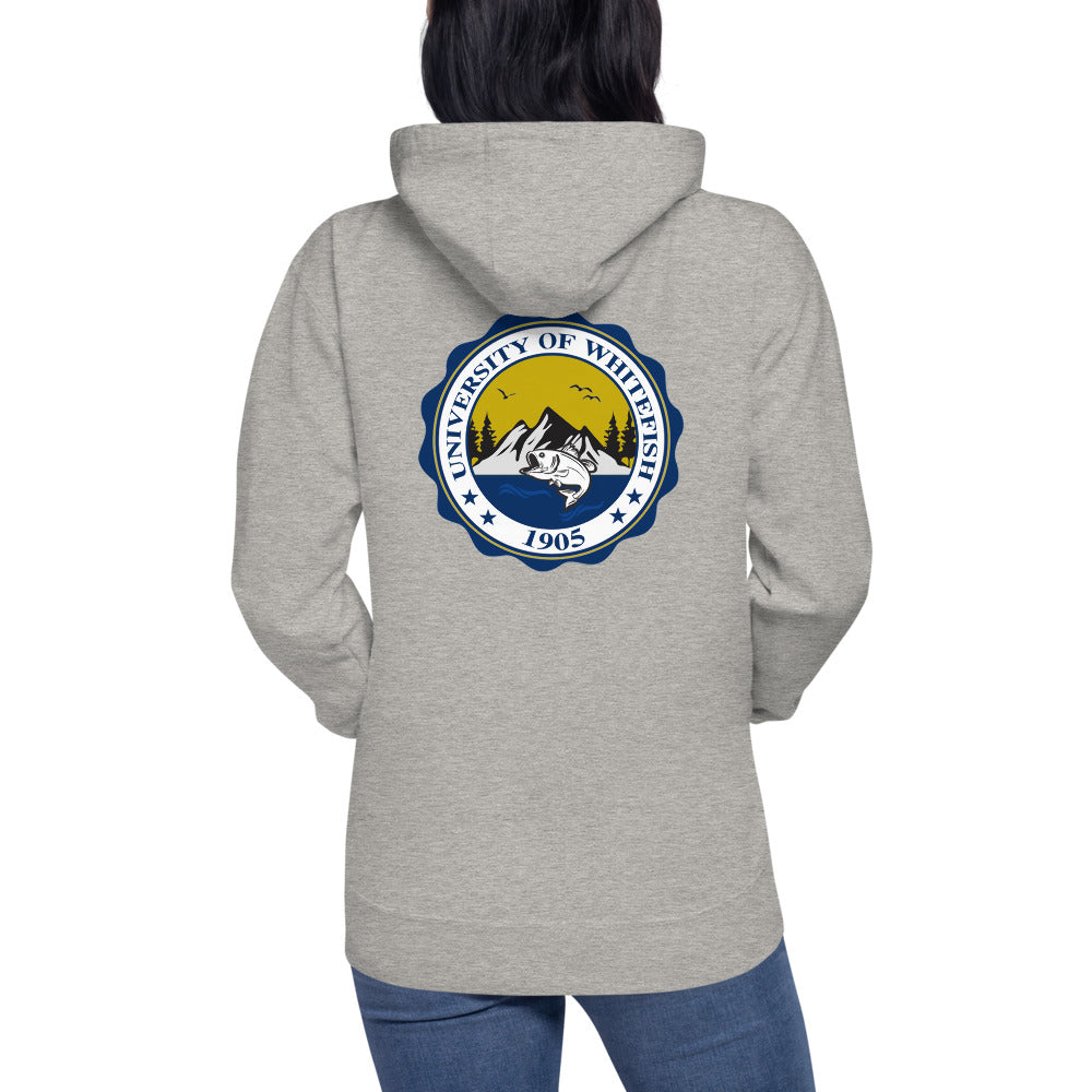 Women's/Unisex Hoodie Modern Crest Back