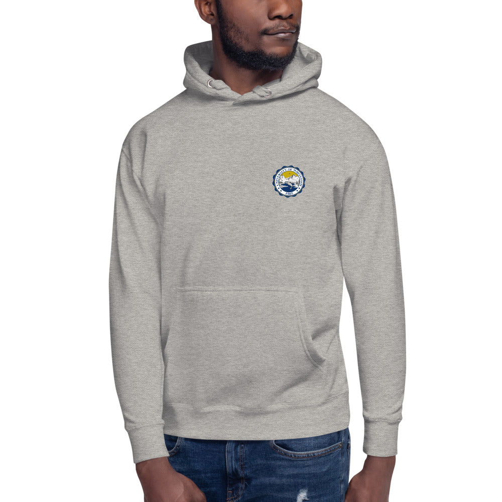 Men's / Unisex Hoodie Traditional Crest Back