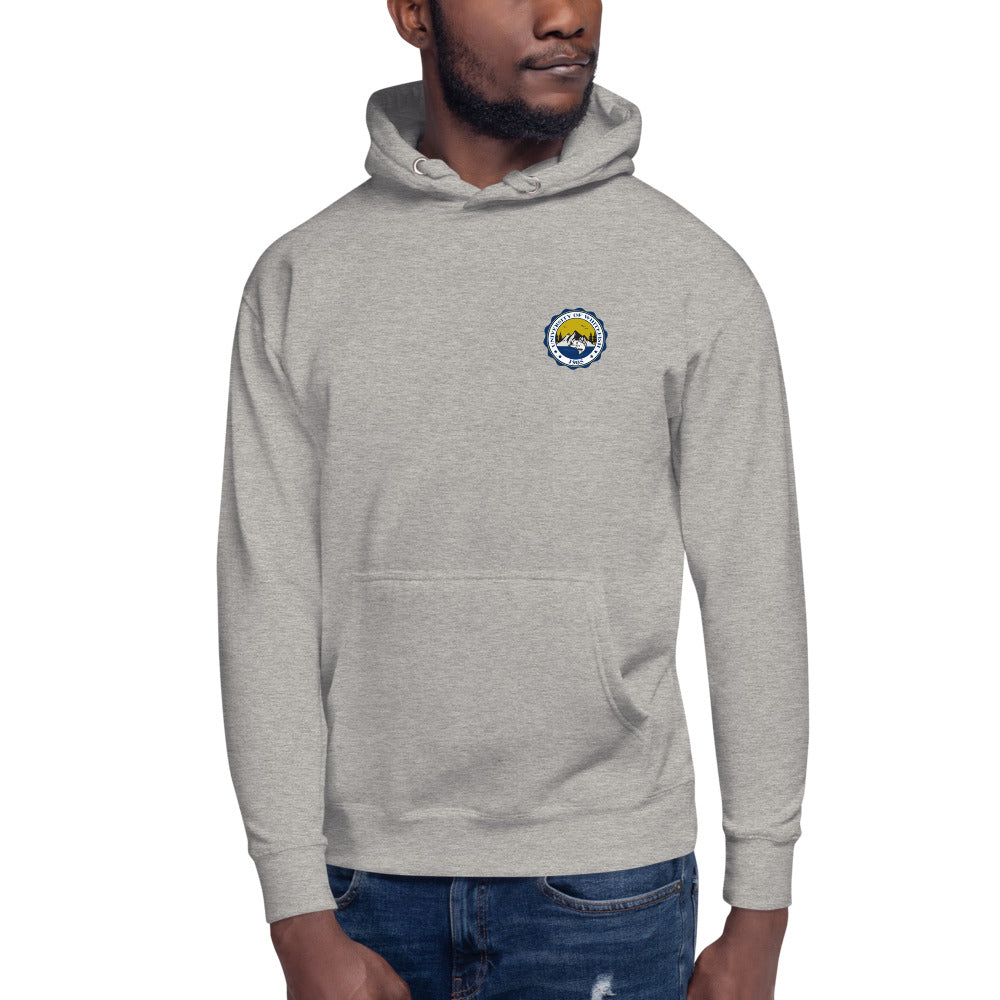 Men's/Unisex Hoodie Modern Crest Back