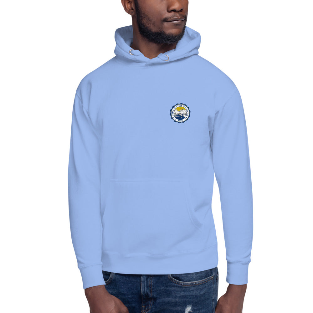 Men's / Unisex Hoodie Traditional Crest Back
