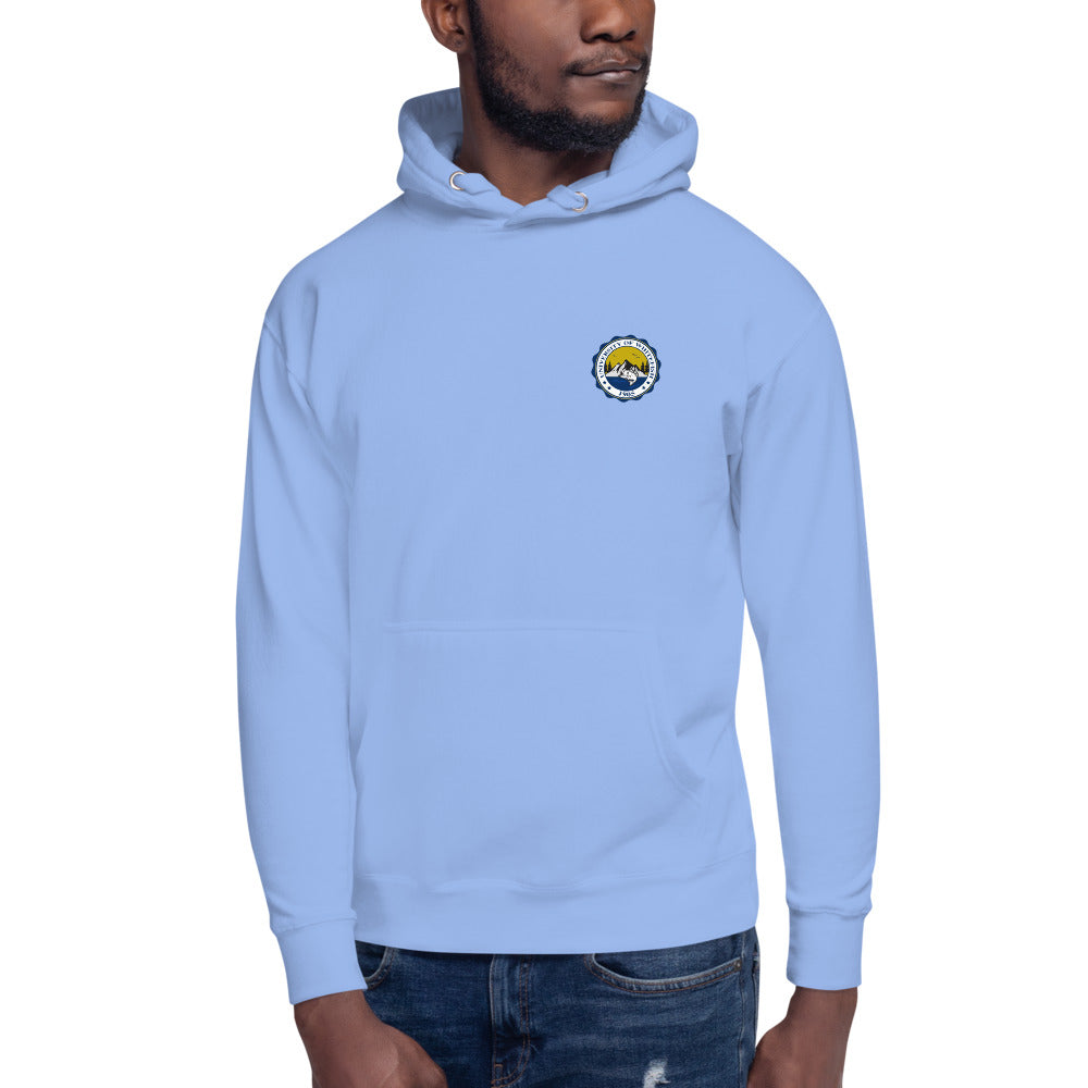 Men's/Unisex Hoodie Modern Crest Back