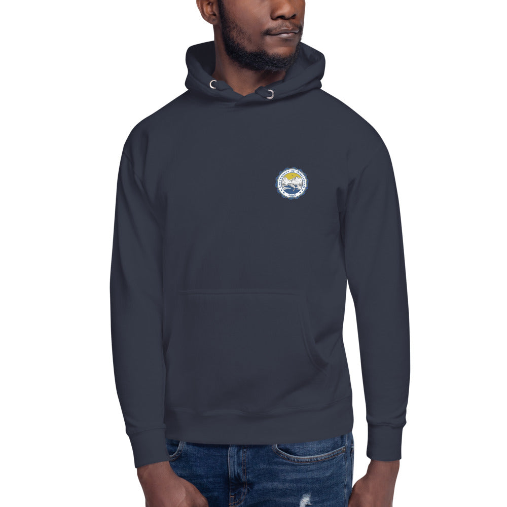 Men's / Unisex Hoodie Traditional Crest Back