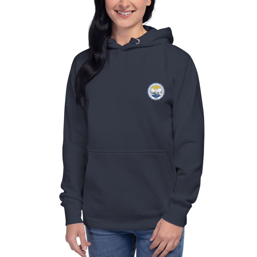 Women's / Unisex Hoodie Traditional Crest Back