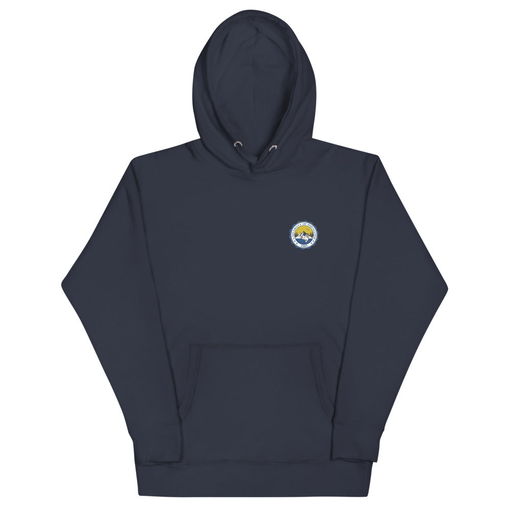 Men's/Unisex Hoodie Modern Crest Back