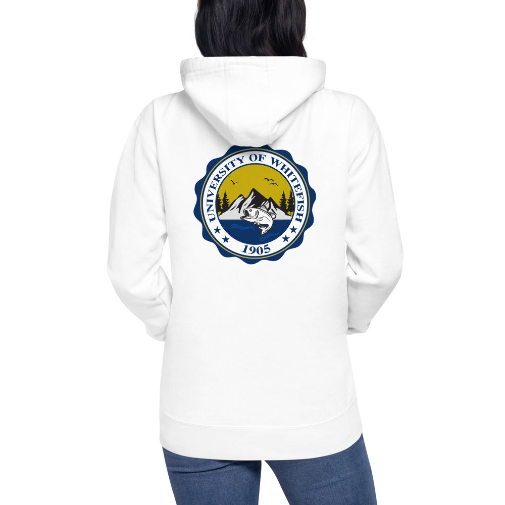 Women's/Unisex Hoodie Modern Crest Back