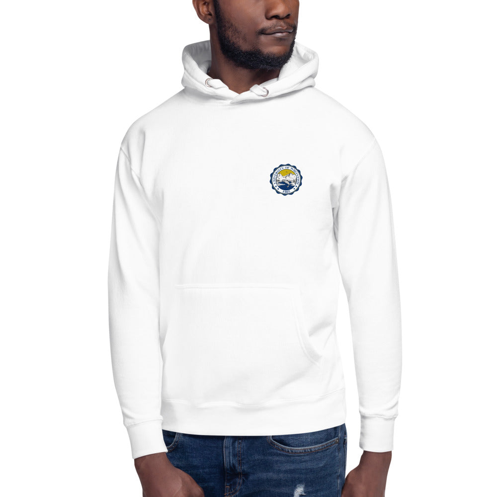 Men's / Unisex Hoodie Traditional Crest Back