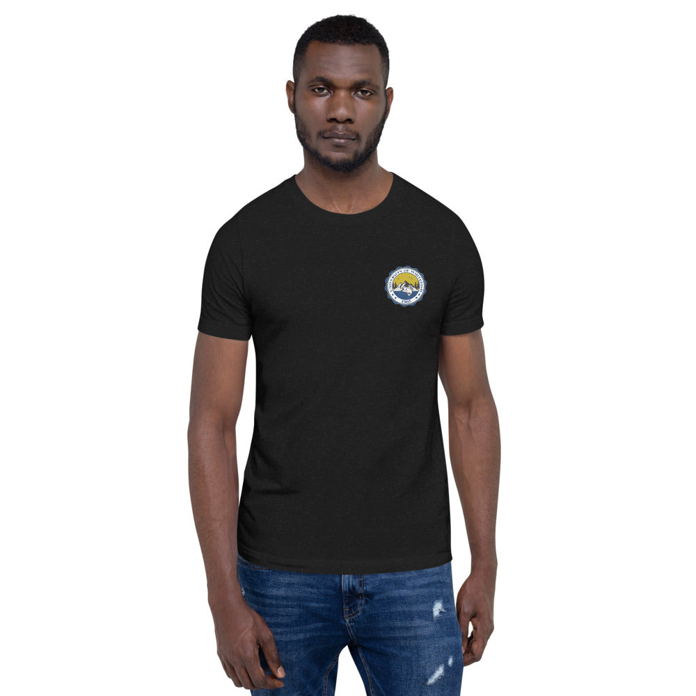 Short-Sleeve Men's/Unisex T-Shirt Modern Crest Back