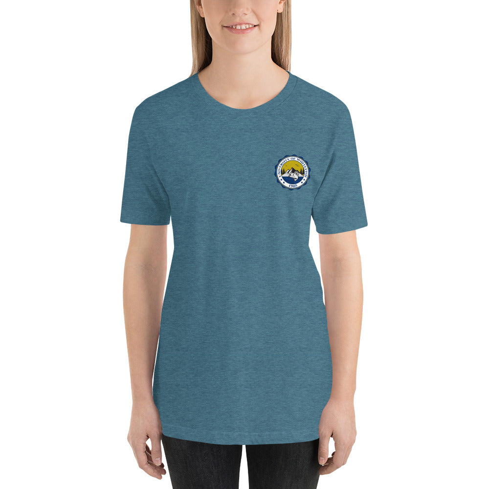 Short-Sleeve Women's/Unisex T-Shirt Modern Crest Back