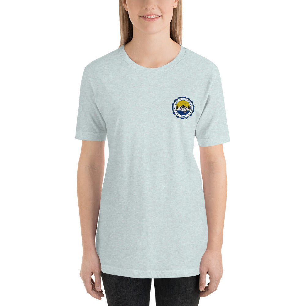 Short-Sleeve Women's/Unisex T-Shirt Modern Crest Back