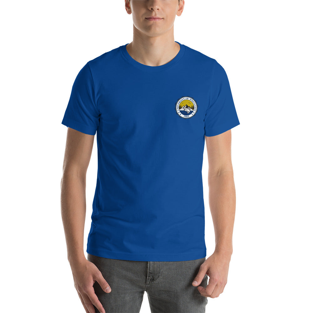 Short-Sleeve Men's/Unisex T-Shirt Modern Crest Back