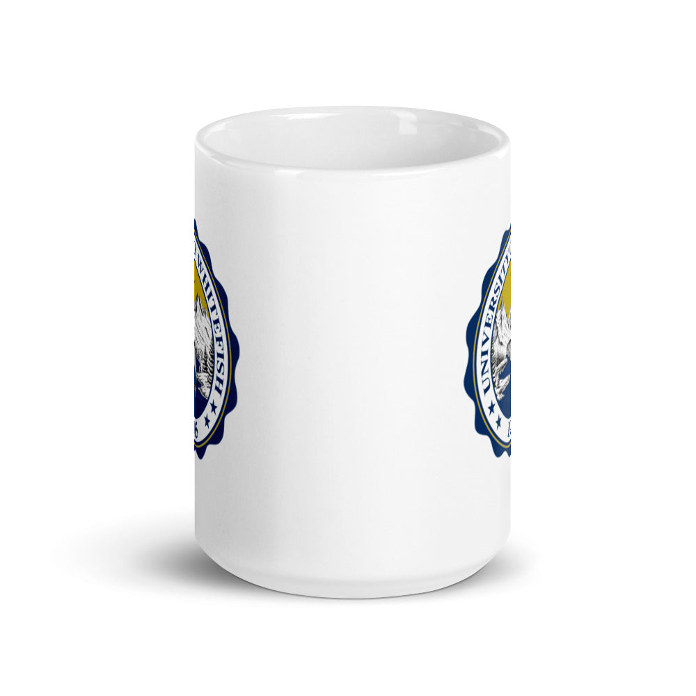 Classic Crest White glossy mug