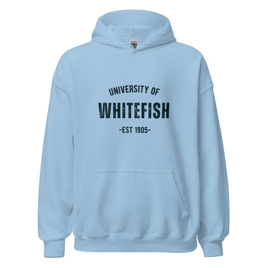 University of Whitefish hoodie light