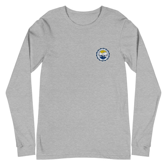 Men's / Unisex Long Sleeve Tee Traditional Crest Back