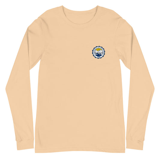Women's / Unisex Long Sleeve Tee Traditional Crest Back