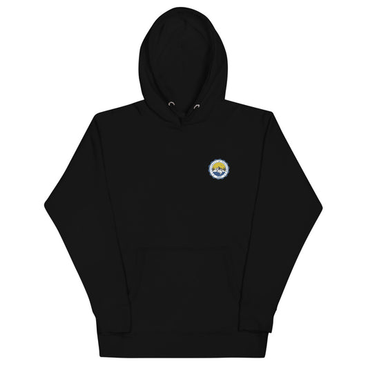 Women's/Unisex Hoodie Modern Crest Back
