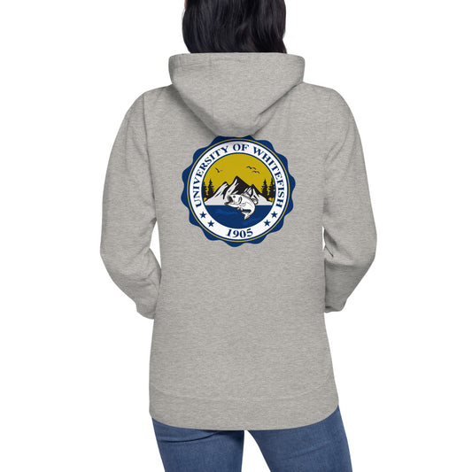 Women's/Unisex Hoodie Modern Crest Back