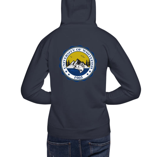 Men's/Unisex Hoodie Modern Crest Back