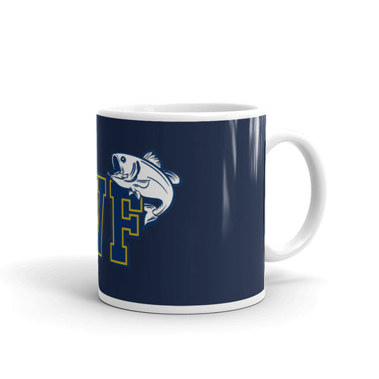 White glossy mug