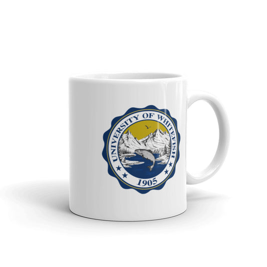 Classic Crest White glossy mug